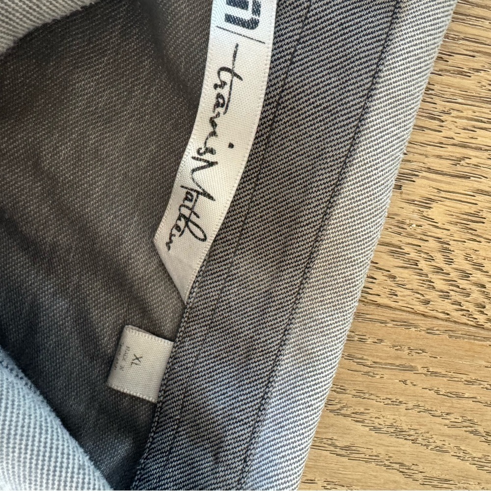 Travis Mathew Mens Polo Grey WHISPER ROCK LOGO XL - Picture 3 of 6